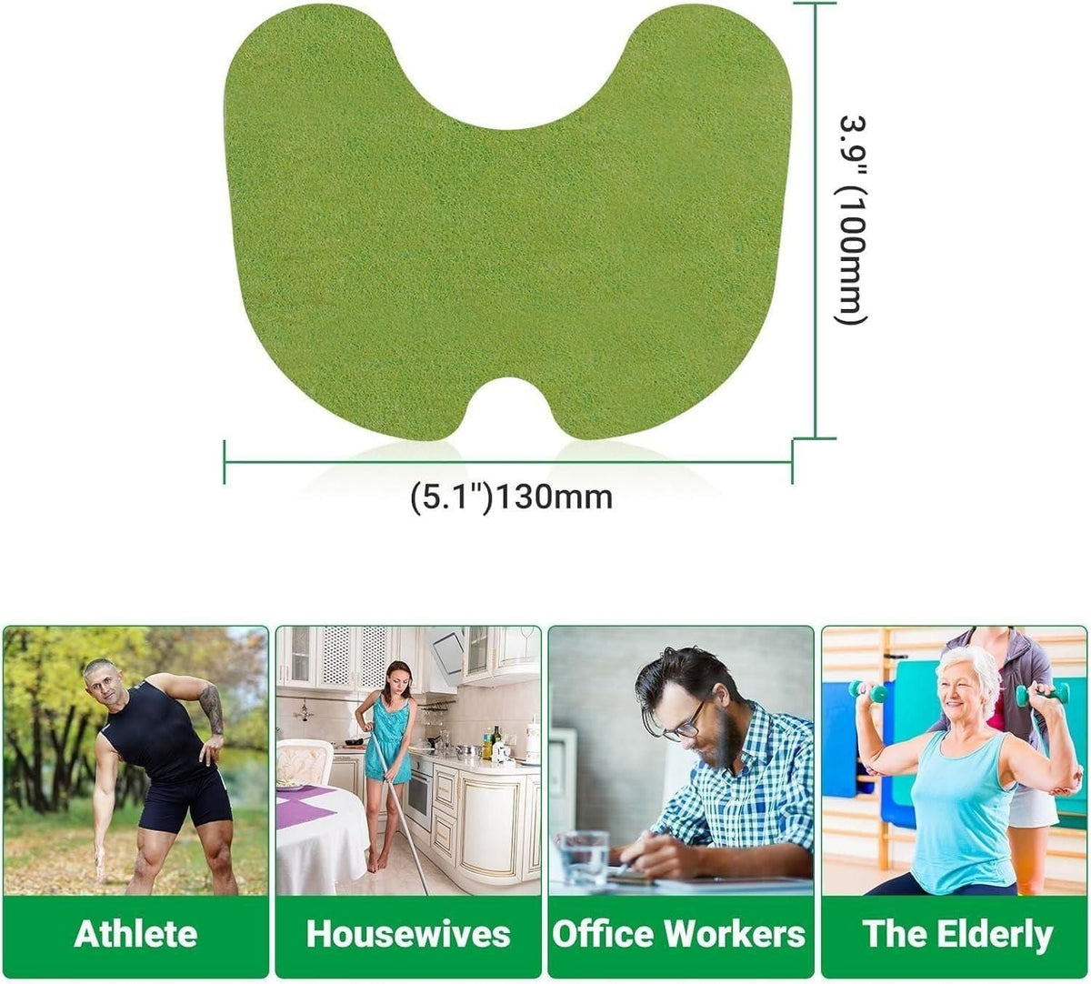 Natural Relief Knee Patches (Pack of 10, 20, 30)